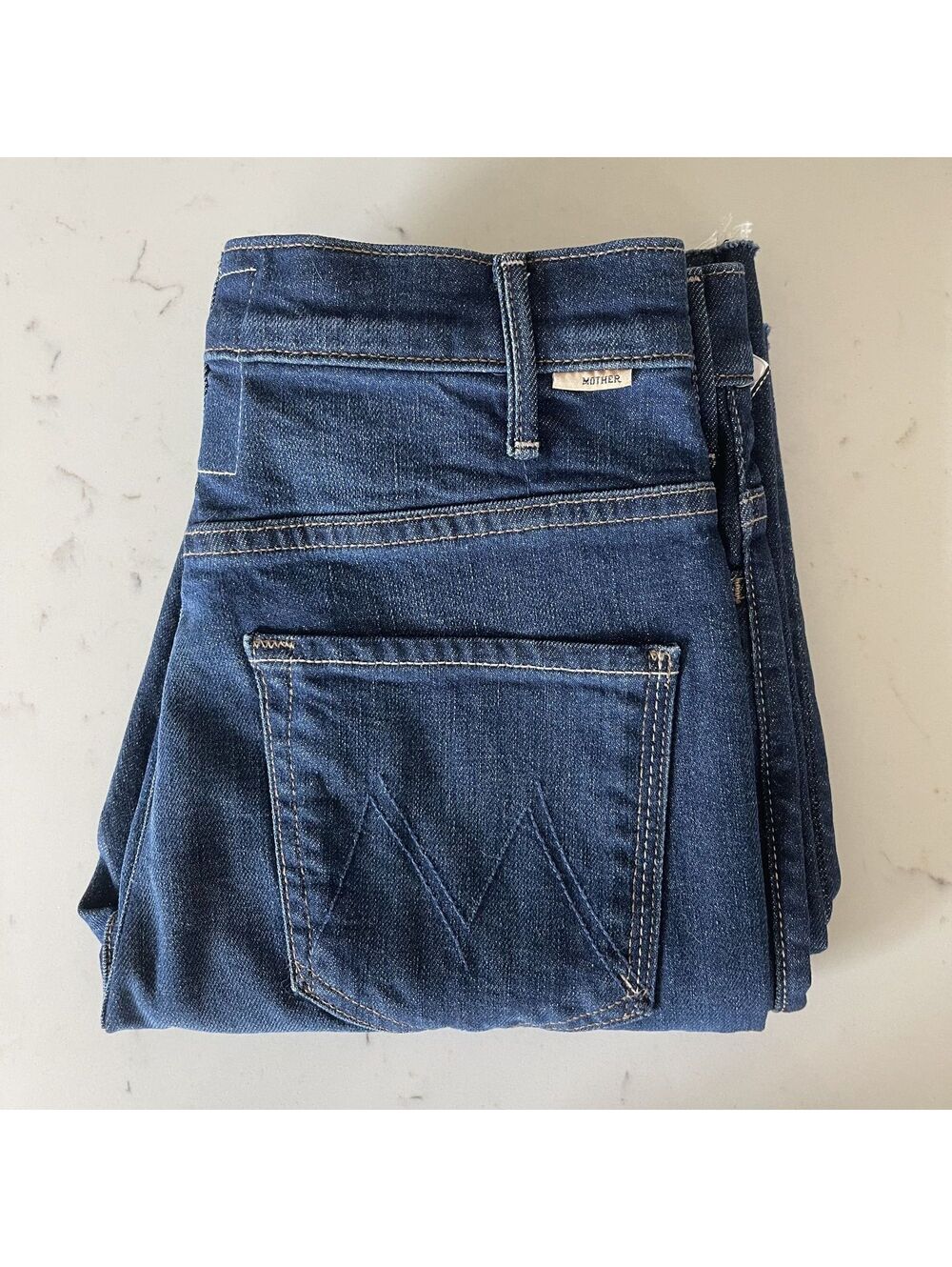 MOTHER Jeans - The Hustler Flood Fray - Wash: Kicks and Riffs - Size 26- NWT